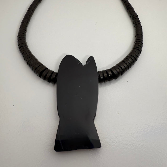 Lucky Fish Necklace, by Mary L. Tafoya