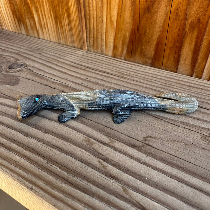 Zuni Lizard Fetish, by Lance Cheama