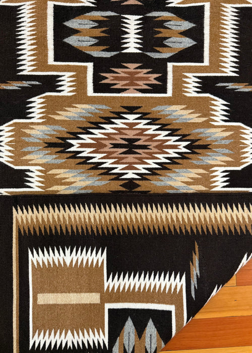 Navajo Storm Pattern Rug, by Andrea Williams