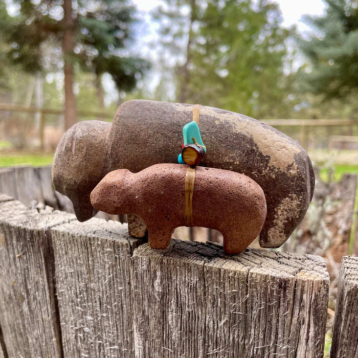 Salvador Romero Cochiti Pueblo Fetish Stone Carvings