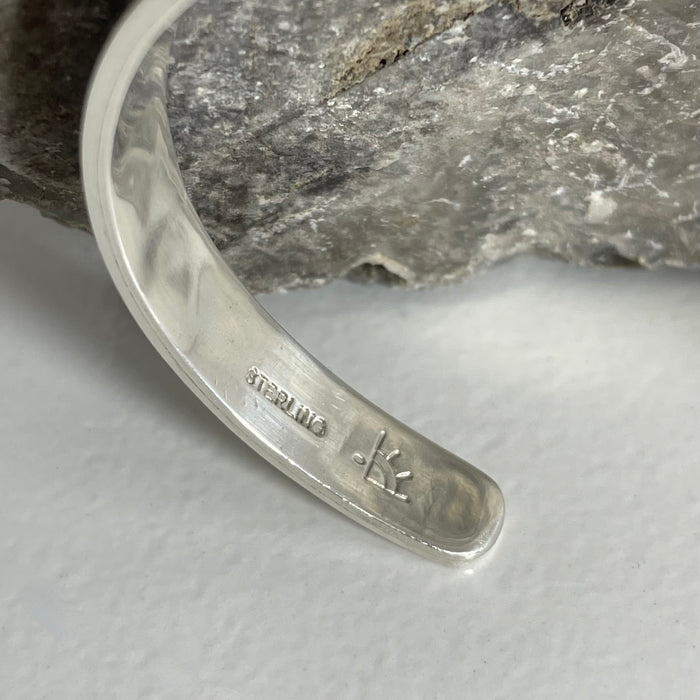 Hopi Silver Overlay Bracelet, by Patrick Tawawina