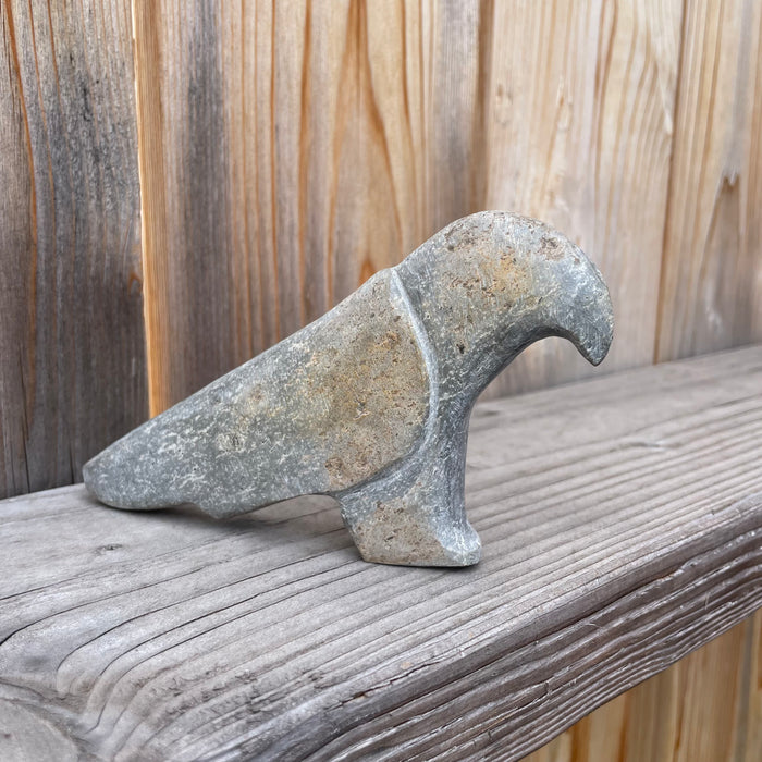 Russet Winged Hawk Stone Fetish, by Salvador Romero