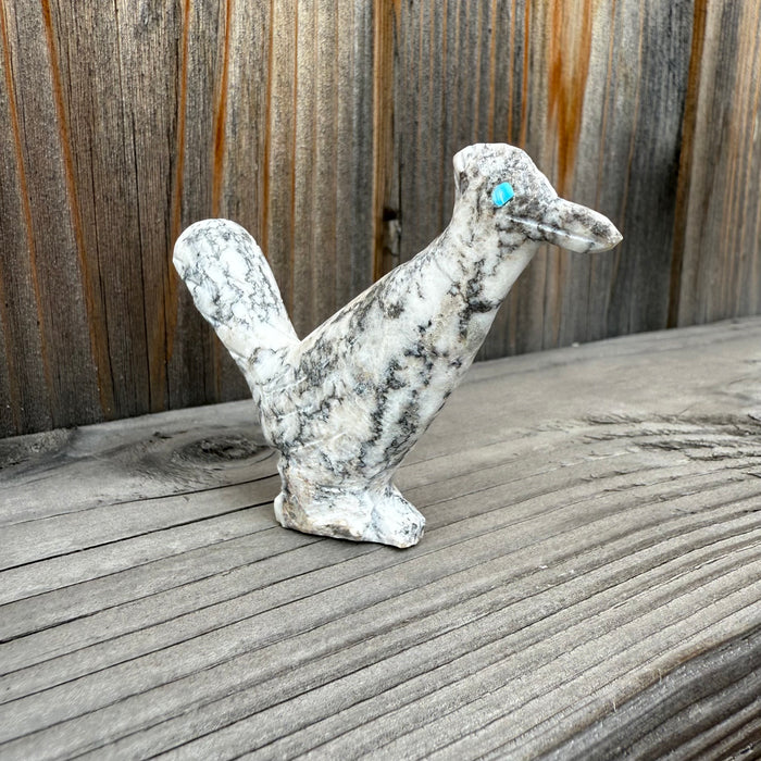 Roadrunner Zuni Fetish, by Cody Nastacio