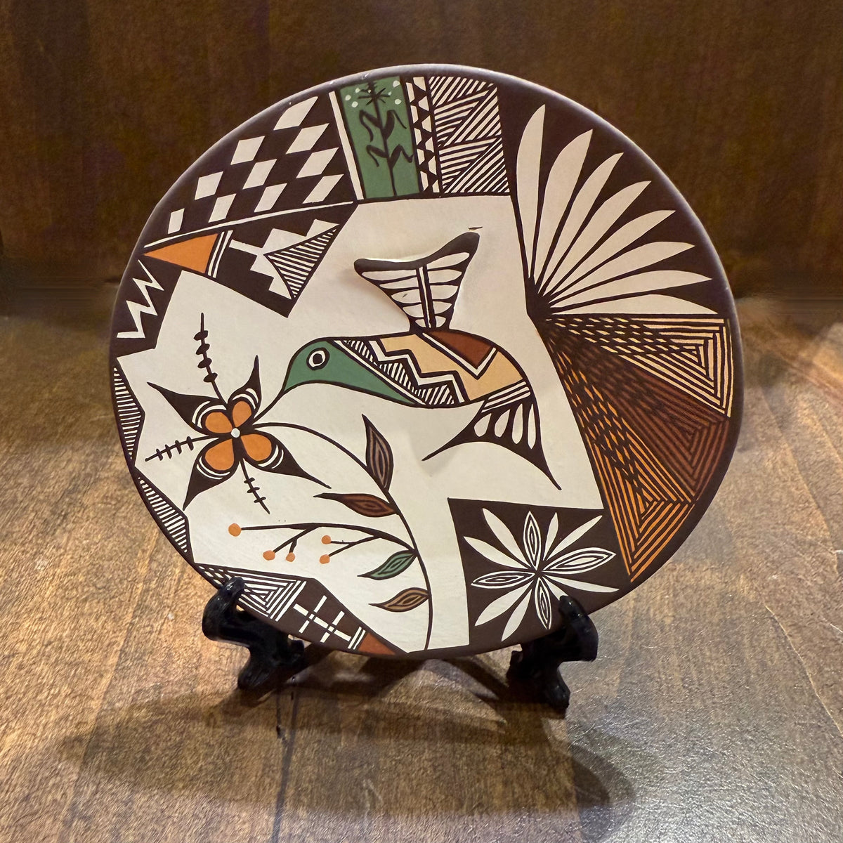 Acoma Seed Pot, by Carolyn Concho, at Raven Makes Gallery in Sisters