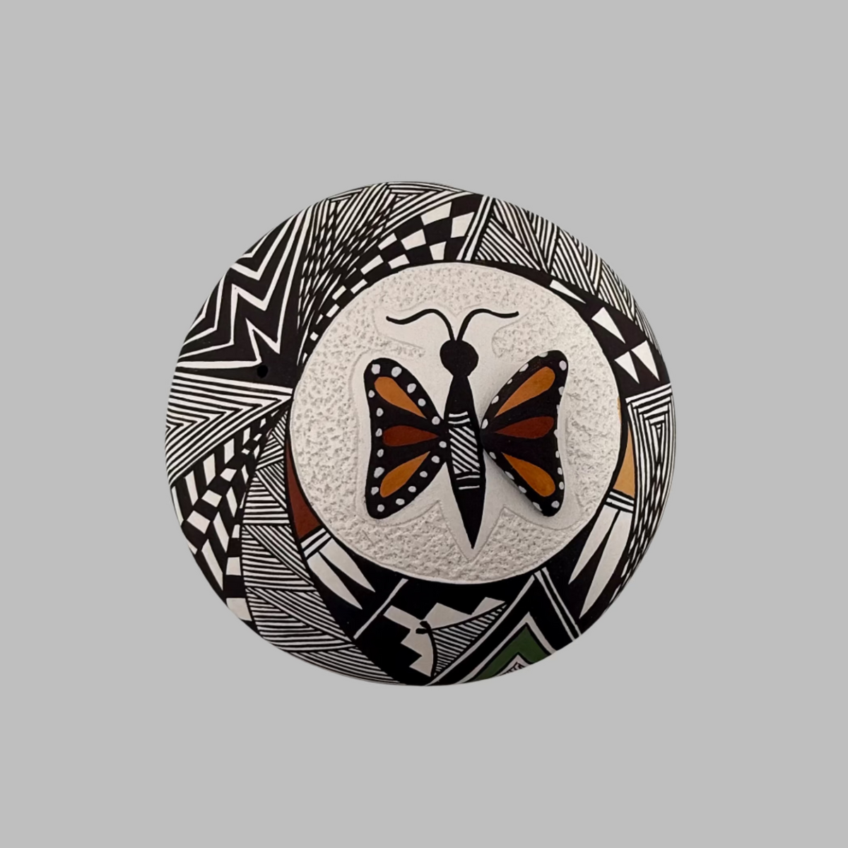Acoma Seed Pot, by Carolyn Concho, at Raven Makes Gallery in Sisters