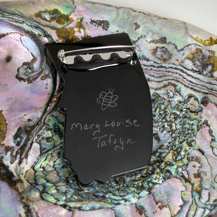 Abstract Brooch Pin, by Mary L. Tafoya