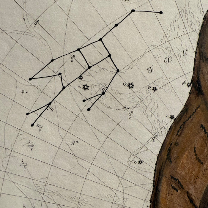 The Bear of the Sky, 1830 Celestial Map, by Heather Johnston Unanagan/Alutiiq