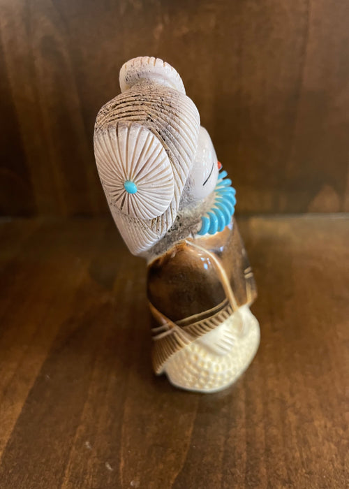 Corn Grinding Maiden, by Claudia Peina, Zuni