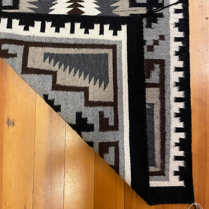 Two Grey Hills Navajo Rug, by Elsie Shaw
