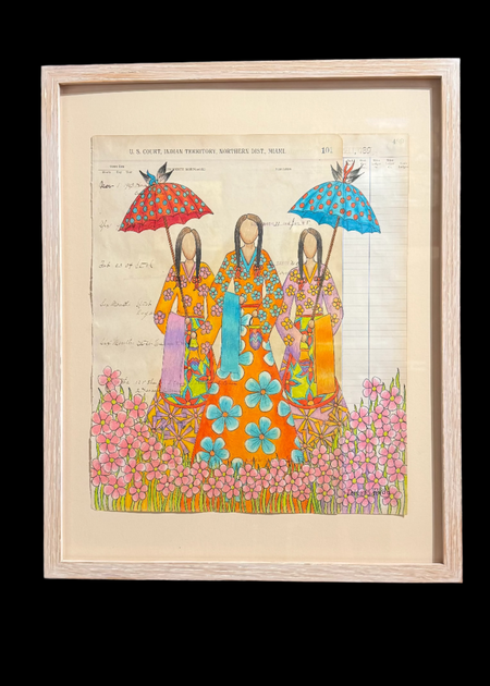 Ledger Art by Dolores Purdy