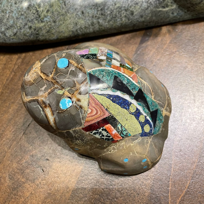Zuni Frog Fetish, Septarian Nodule, by Jayne and Lynn Quam
