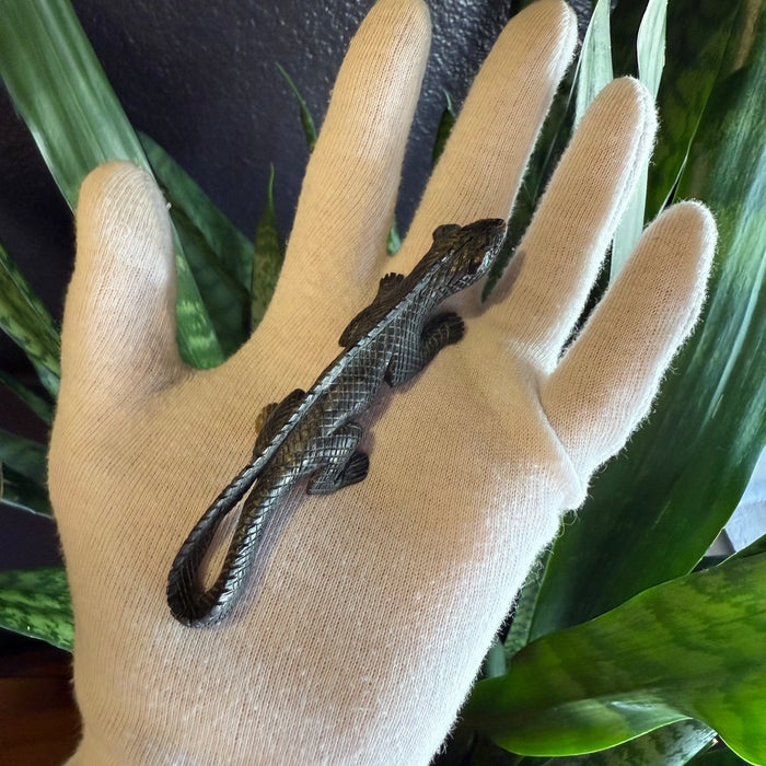 Zuni Lizard Fetish, by Lance Cheama