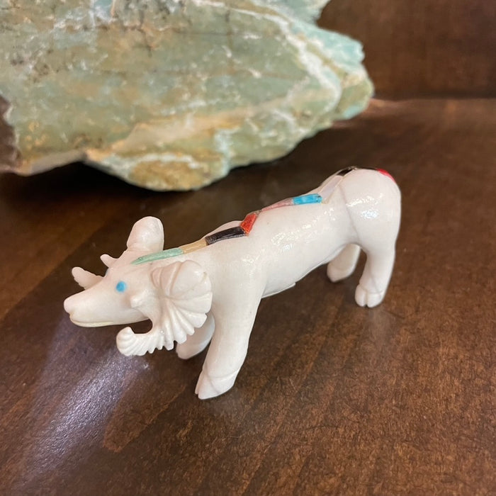 Marbe and Multi-Stone Inlay Ram Fetish, by Maxx Laate