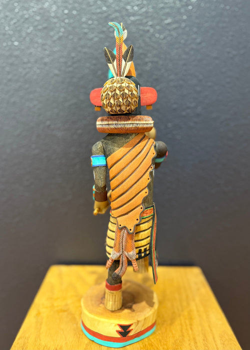 Warrior Twin Kachina Doll, Alban Mooya Jr, Hopi