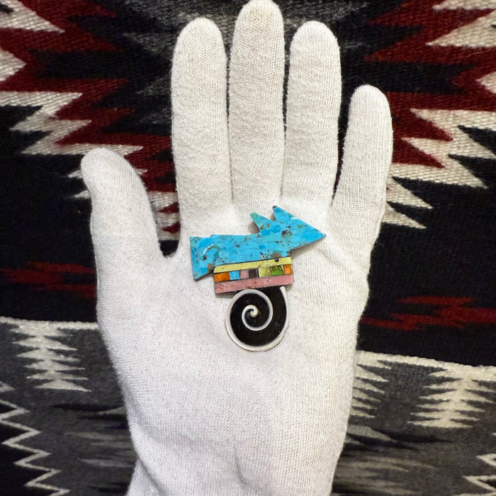 Could it be Coyote? Pin or Pendant, by Mary L. Tafoya