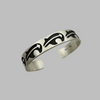 Silver Hopi Bear Bracelet  Indian Jewelry