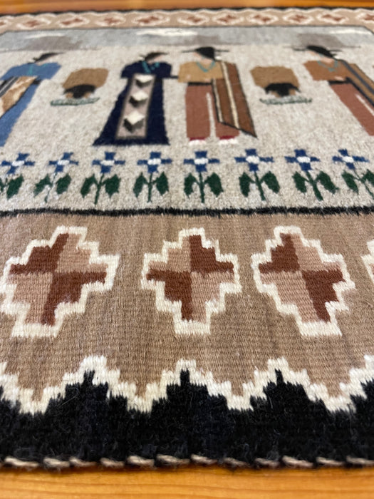 Marriage Ceremony Navajo Rug, by Ursula Begay