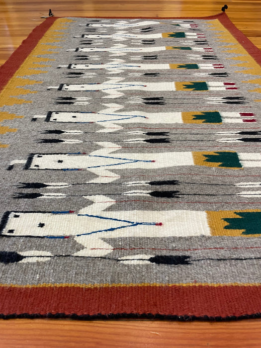 Yei Navajo Rug, by Lillie Yazzie