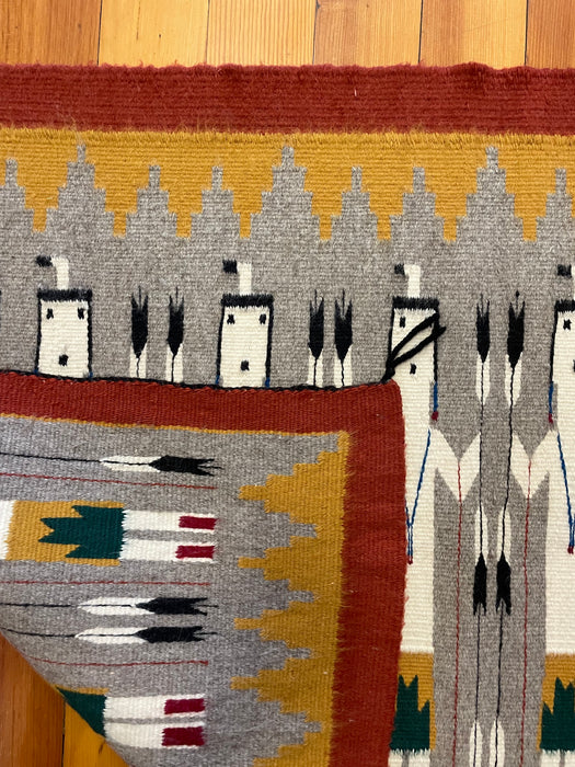 Yei Navajo Rug, by Lillie Yazzie