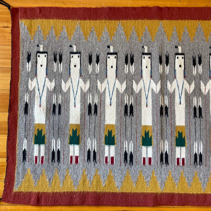 Yei Navajo Rug, by Lillie Yazzie