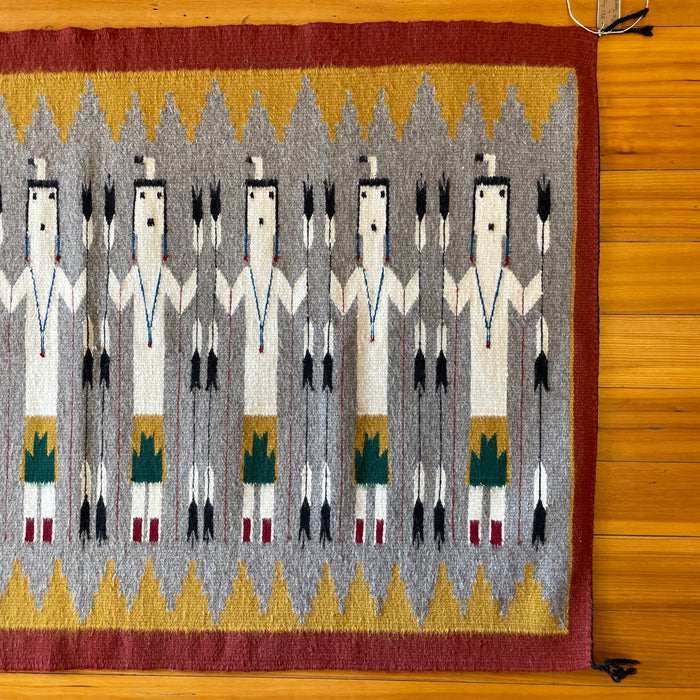 Yei Navajo Rug, by Lillie Yazzie