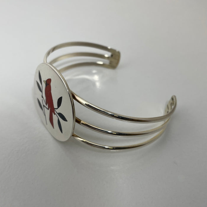 Cardinal Bracelet, by Dale Edaakie