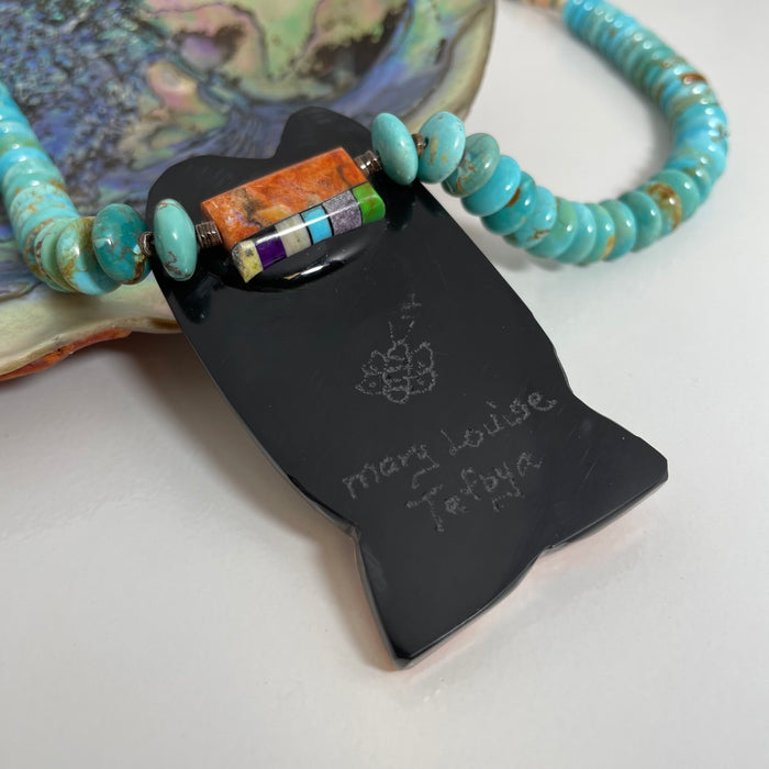 Big Bold Fish Necklace, by Mary L. Tafoya