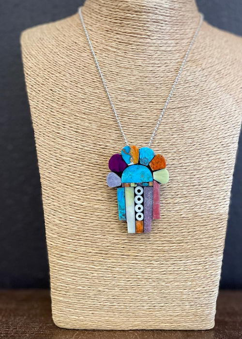 Earth Blossom Pin or Pendant, by Mary L. Tafoya