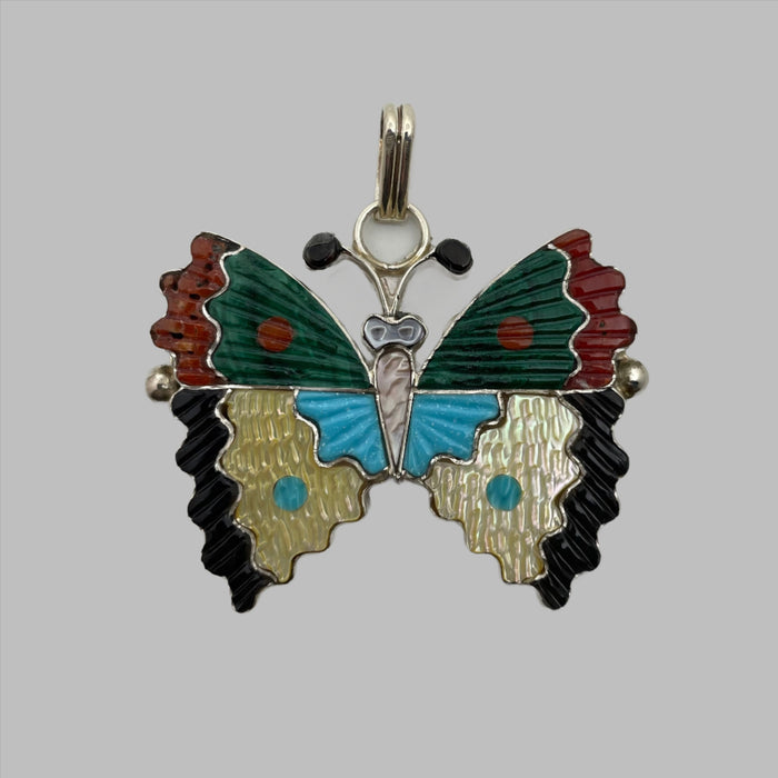 Zuni Butterfly Pendant, by Tamara Pinto