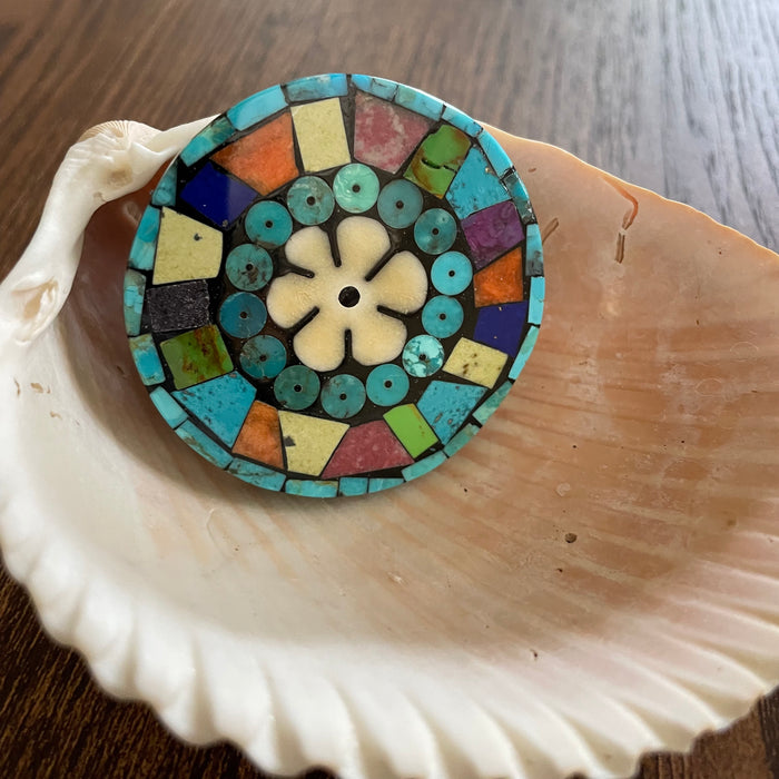Inlay Mosaic Pin, by Mary L. Tafoya