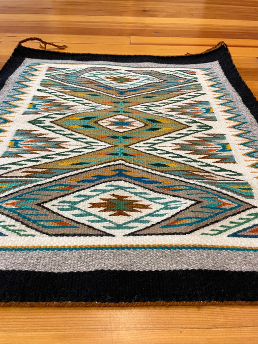 Teec Nos Pos Navajo Rug with Many Colors, by Darlene Littleben