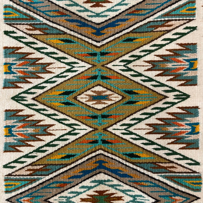 Teec Nos Pos Navajo Rug with Many Colors, by Darlene Littleben