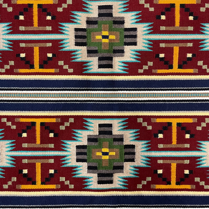 Third Phase Chief Blanket, Contemporary Design Rug, by Bessie Littleben