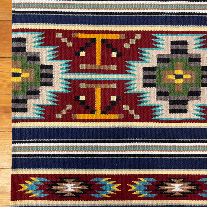 Third Phase Chief Blanket, Contemporary Design Rug, by Bessie Littleben