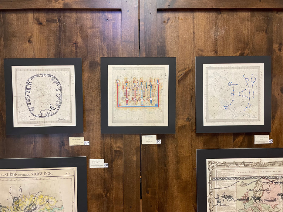 Diné Universe,1846 Celestial Map, by Shawn Kee, Navajo