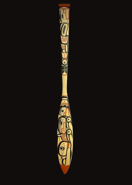 David Boxley Paddle for Sale at Raven Makes Gallery