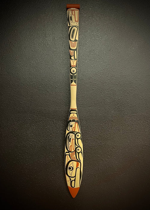 David Boxley Paddle for Sale at Raven Makes Gallery