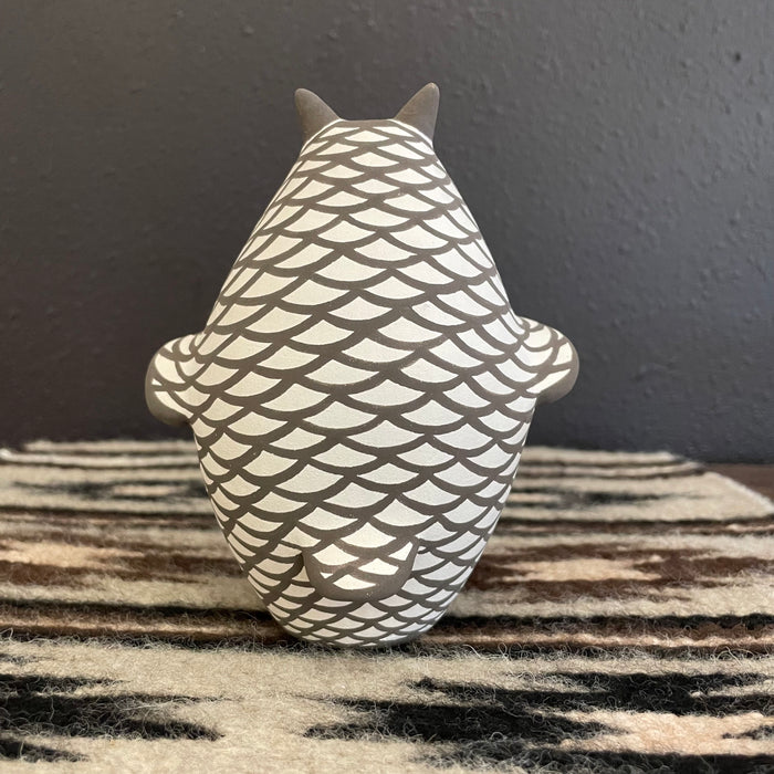 Zuni Pottery Owl Figurine, by Carlos Laate
