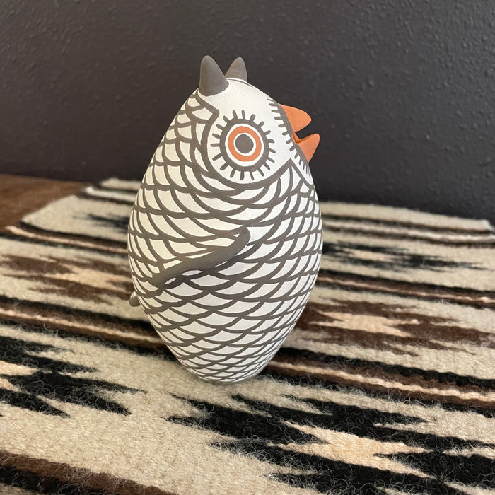 Zuni Pottery Owl Figurine, by Carlos Laate