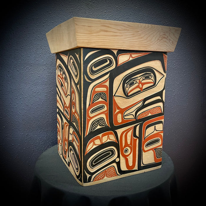 David Boxley Bentwood Box at Raven Makes Gallery