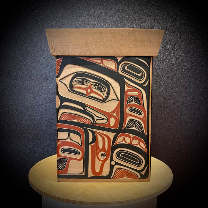 David Boxley Bentwood Box at Raven Makes Gallery
