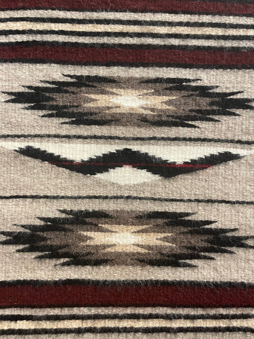 Chinle Pattern Small Navajo Rug, by Atsii' Nineez (Long Hair)