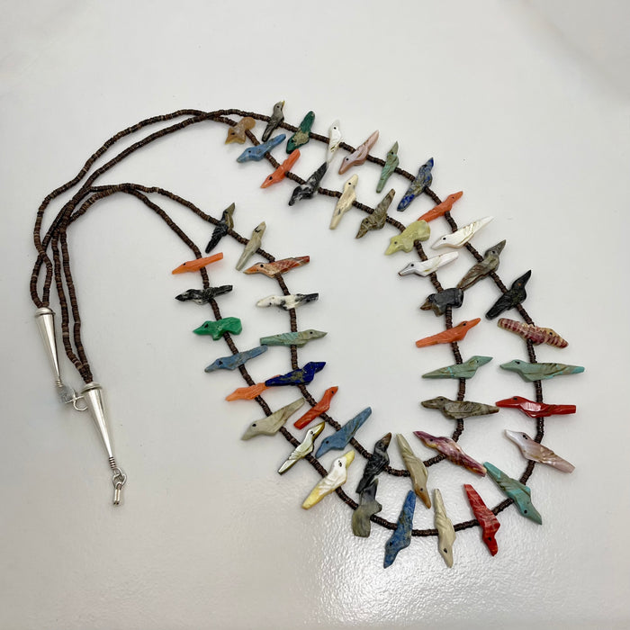 Bears and Birds Fetish Necklace, by Rosita Kaamasee