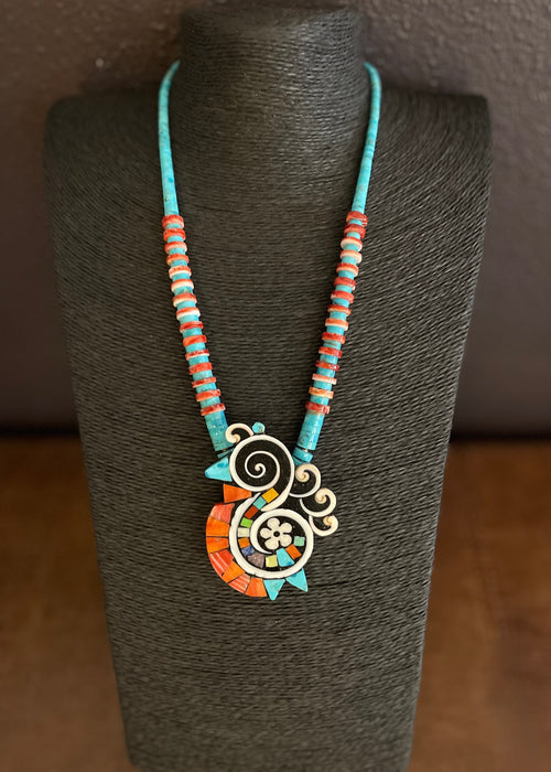 Magical Bird Necklace, by Mary L. Tafoya