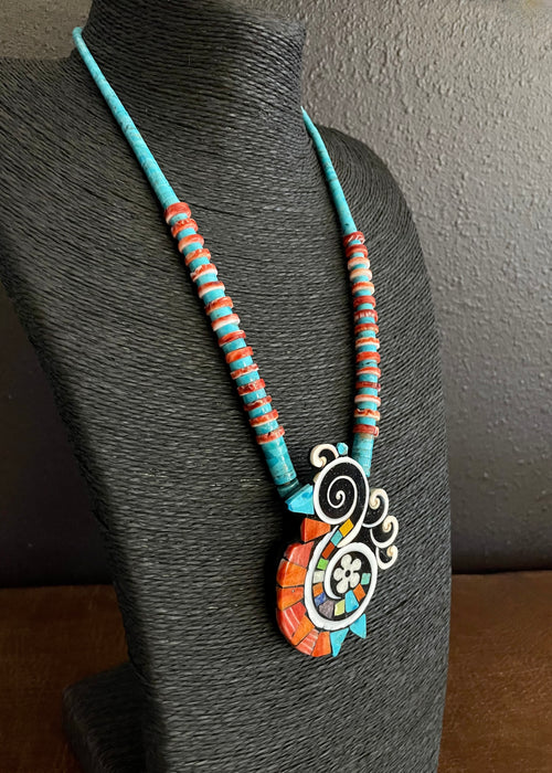 Magical Bird Necklace, by Mary L. Tafoya