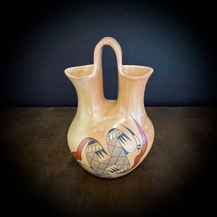 Hopi Polychrome Wedding Vase, by James Nampeyo