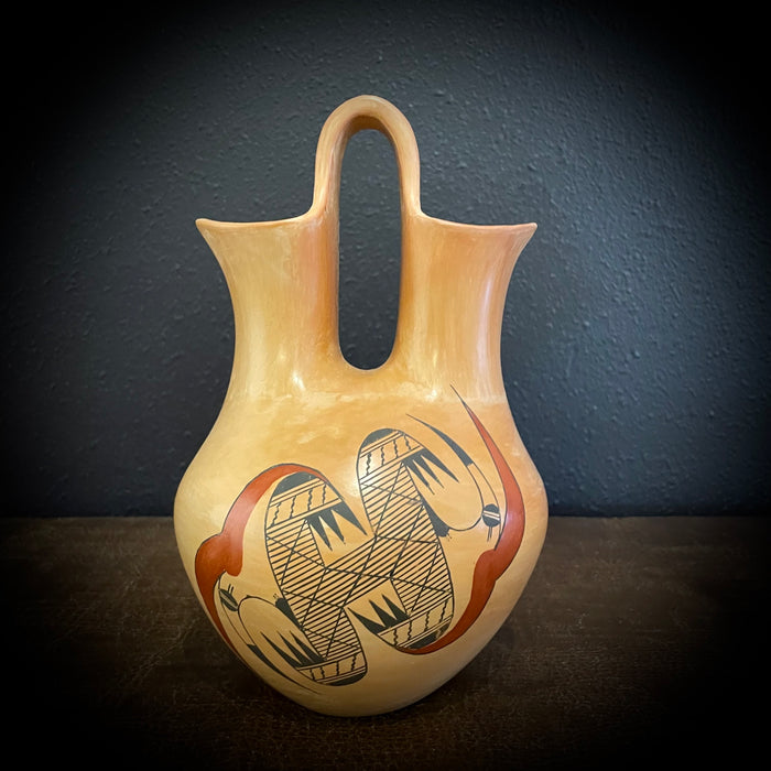 Hopi Polychrome Wedding Vase, by James Nampeyo