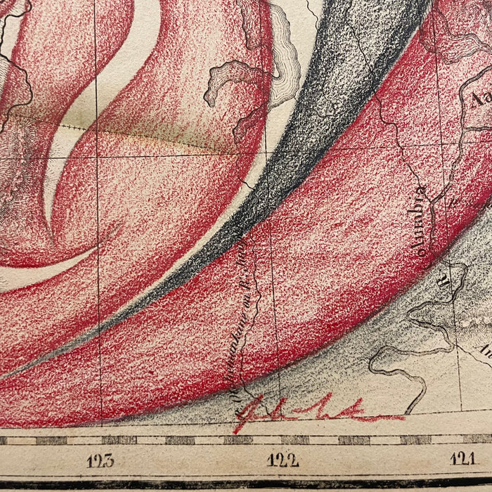 Ancestral Flight, 1827 Map, by John Marston
