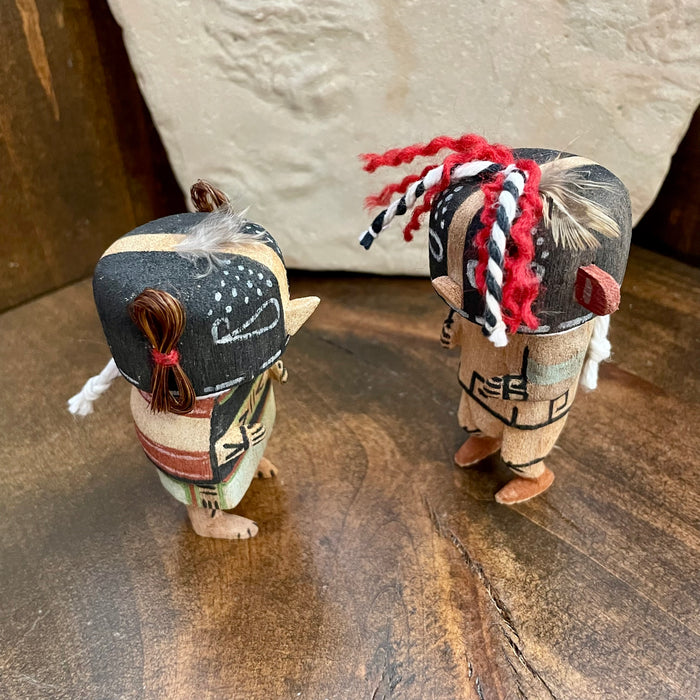 Mini-Kachina Kokopelli Couple, by Kevin Quanimptewa