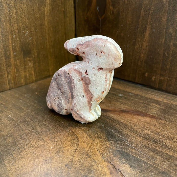 Sweet Bunny River Stone Fetish, by Salvador Romero